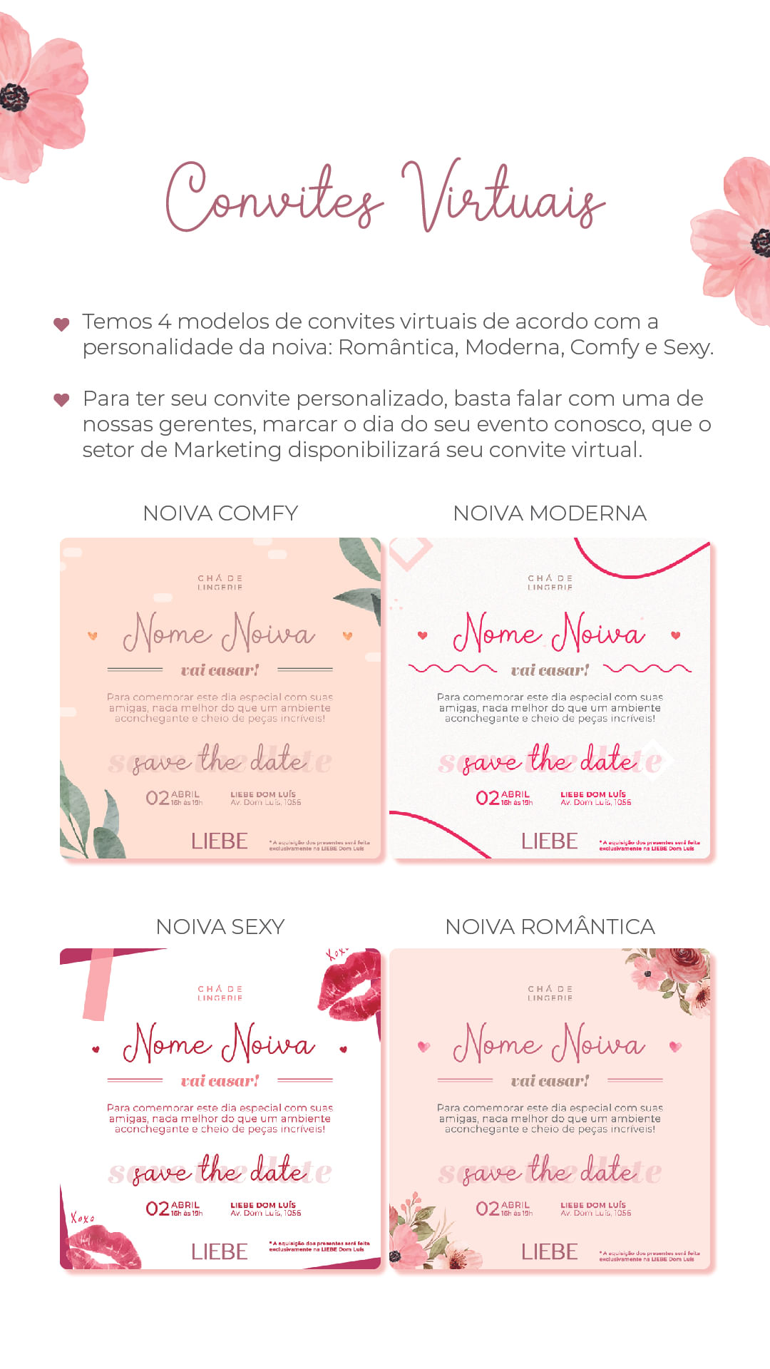 Chá de Lingerie Liebe